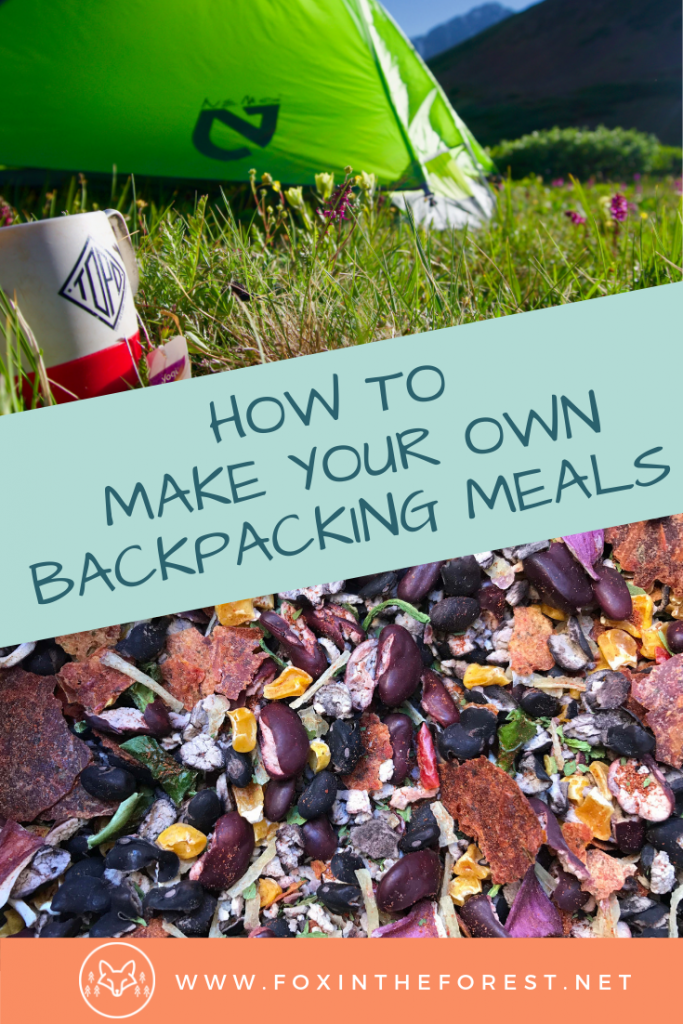 How to make your own backpacking meals. Easy DIY backpacking meals. How to dehydrate your own backpacking meals and make homemade hiking food. #cooking #wildernesscamping #backpacking #hiking #outdoors