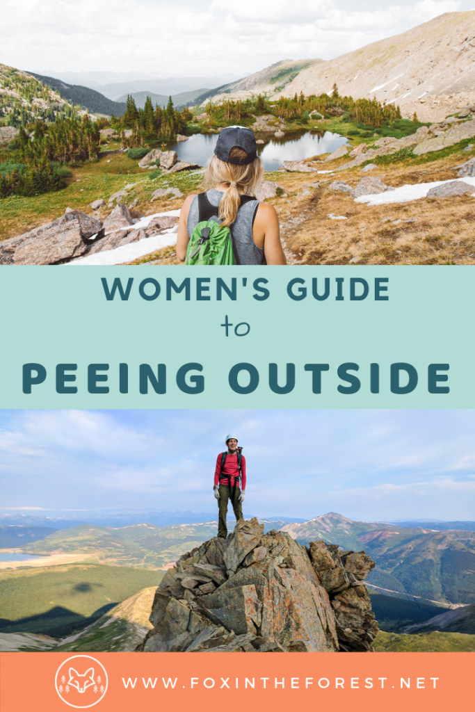 A woman's guide to peeing outside. This pee funnel allows you to pee standing up. Tips on how to use a pee funnel. The best pee funnel for women. How to care for your pee funnel. #outdoorwomen #outdoors #hiking #camping