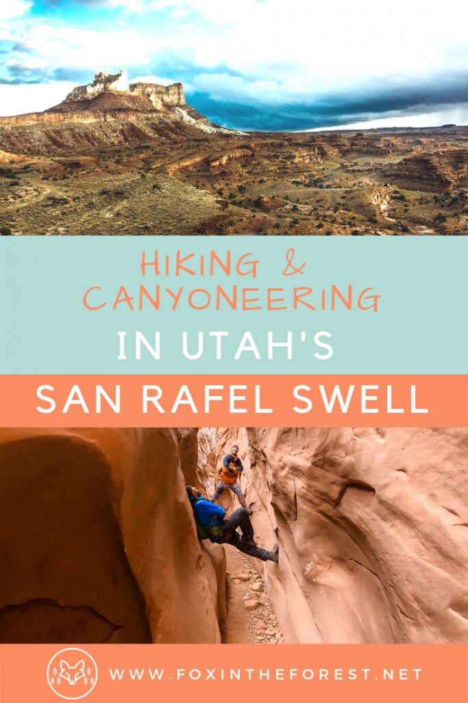 Off the beaten path hikes and canyons in Southern Utah. Explore the San Rafael Swell in Utah. Guide to the San Rafael Swell including slot canyons, hikes, technical rappels and Goblin Valley State Park. Visit southern Utah on a road trip. Best canyon hikes of southern Utah #utah #camping #hiking #canyoneering #outdoors #adventuretravel