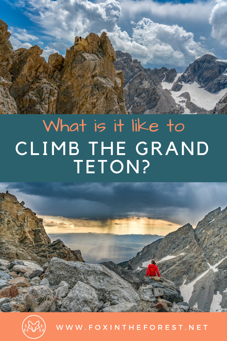 Visit Grand Teton National Park and climb the Grand Teton. Tips for climbing the Grand Teton. Guide services on the Grand Teton. Climbing the Grand Teton. #GrandTetonNationalPark #Mountainclimbing #mountains #outdoors #nationalpark