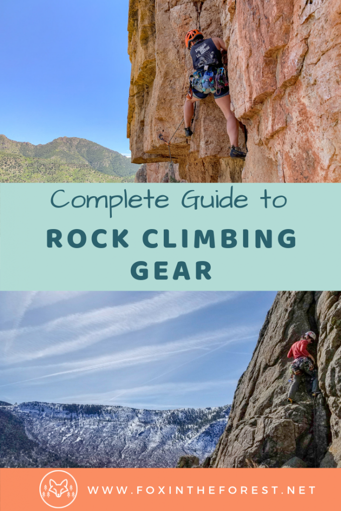 The best rock climbing gear for women and men. Outdoor and indoor rock climbing gear. How to choose rock climbing gear. Rock climbing gear list. #rockclimbing #fitness #outdoors
