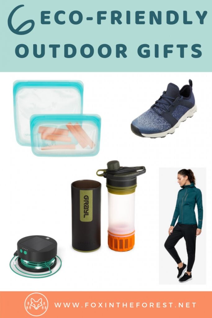 Eco-friendly gift ideas for hikers, campers, and backpackers. Sustainable and eco-friendly outdoor gear. The best outdoor gear gift ideas. #sustainable #hiking #giftideas #camping