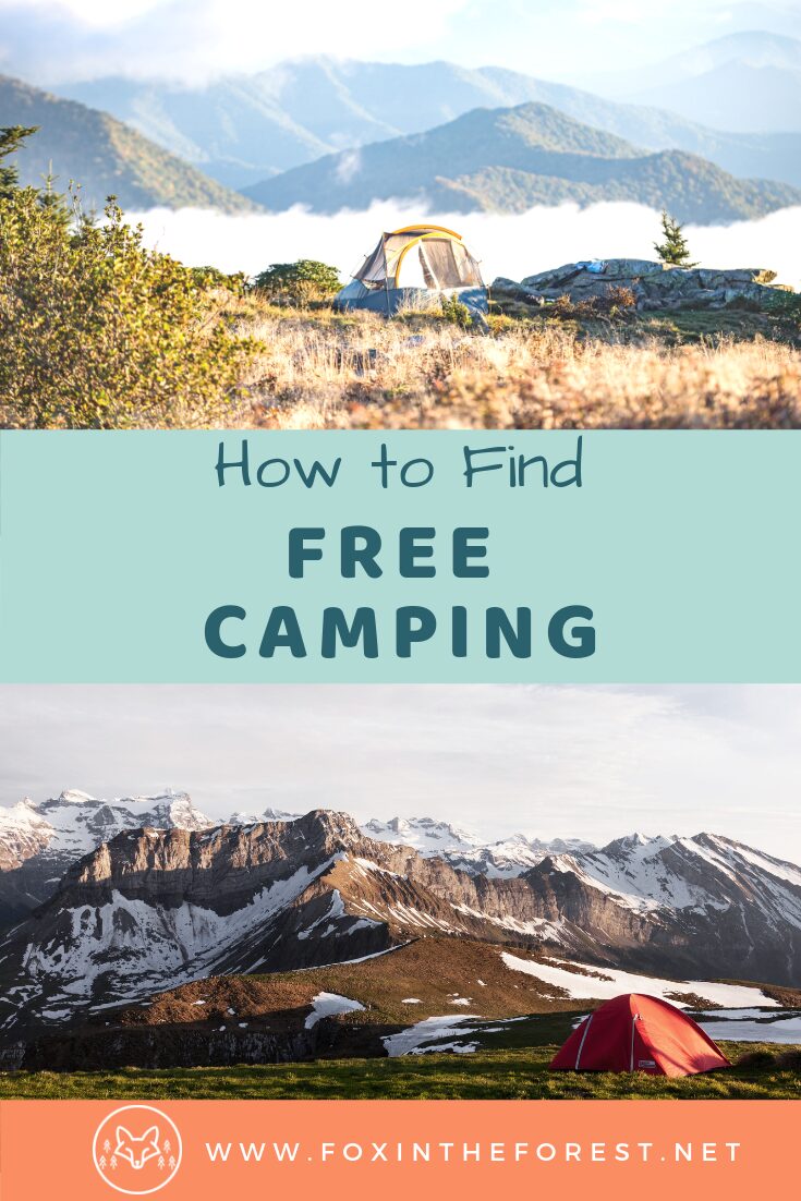 How to find free camping in the USA. Find free camp sites on BLM land. Guide to free camping near national parks. How to boondock. #vanlife #camping #nationalparks #boondocking