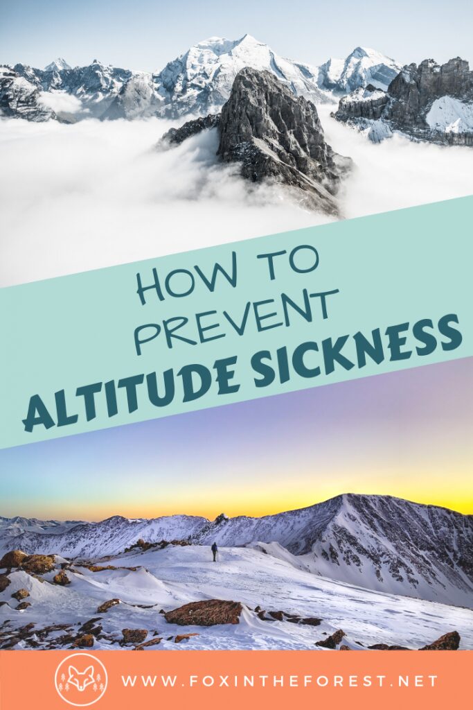 How to prevent altitude sickness. Altitude sickness remedies. Prepare for a hike at high altitude. High altitude hiking tips. Altitude sickness safety. Tips for hiking in the mountains. #hiking #outdoors #trekking #mountains