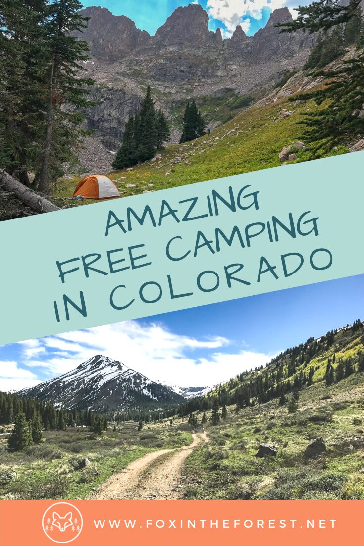 Guide to free camping near Denver, Colorado, USA. Free camp sites in the Rocky Mountains of Colorado. Where to camp in Colorado. Guide to camping near Denver, Colorado. #camping #colorado #outdoors #travel