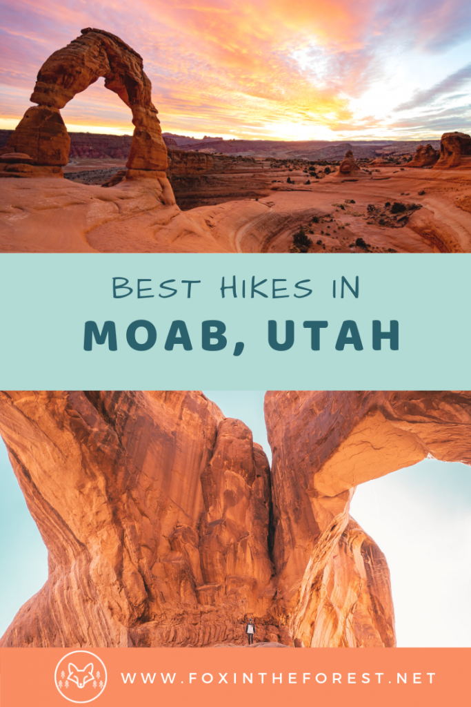 Your guide to the best hiking trails in Moab, Utah. Amazing bucket-list things to do in Moab. A Moab, Utah travel guide complete with things to do in Arches National Park and Canyonlands National Park. #utah #hiking #travel