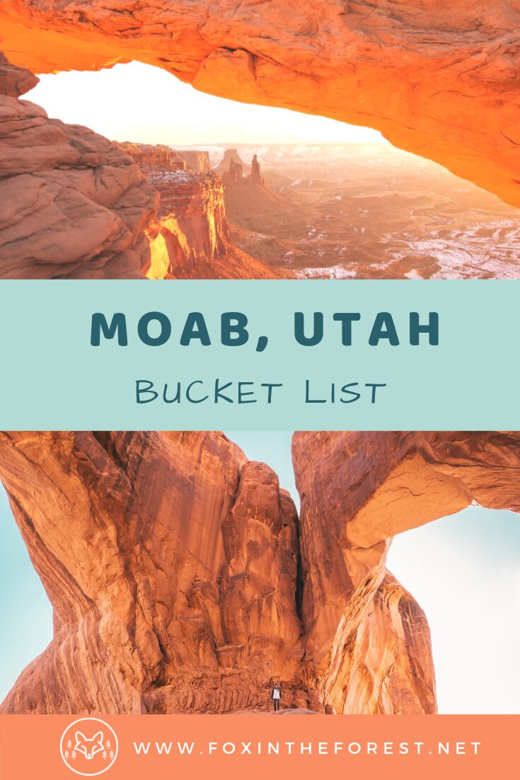 Getaway guide to Moab, Utah. Best things to do in Moab. Best hikes in Moab. Things to do in Arches National Park, Canyonlands National Park. Camping in Moab. #nationalparks #camping #hiking #climbing #utah
