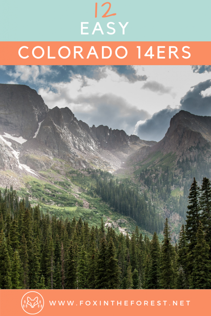 12 easy Colorado 14er mountain hikes. The best fourteener hikes in Colorado. Easier mountain climbs in Colorado. Bucket List difficult hikes in Colorado. #hiking #outdoors #mountaineering #14ers #colorado #adventuretravel