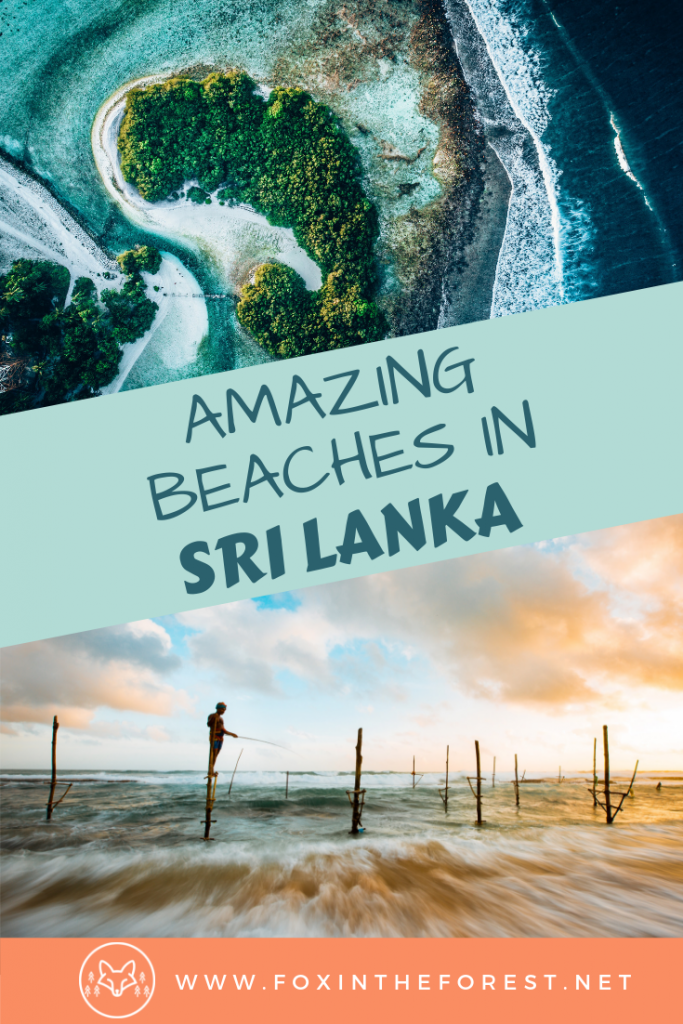 The best paradise beaches in southern Sri Lanka. Surf destinations and beautiful beaches in Sri Lanka. Travel to amazing beaches in Sri Lanka's southern coast. #travel #SriLanka #beaches