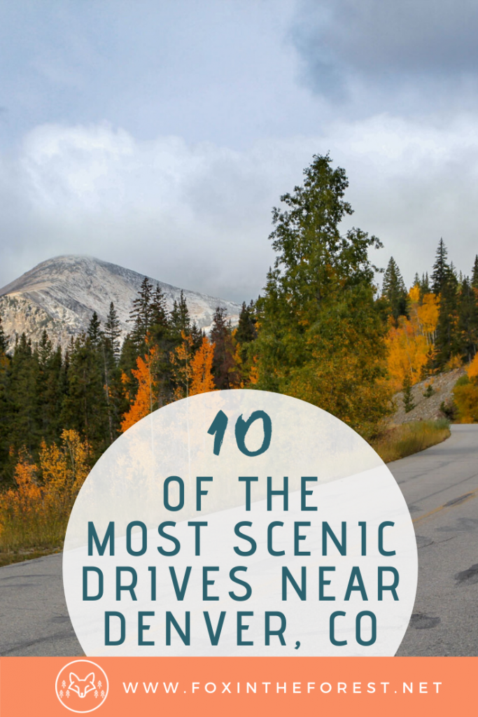 A look at the most scenic drives near Denver, Colorado. A local's guide to amazing mountain scenery near Denver. A look at the most beautiful mountain drives. #travel #colorado #denver