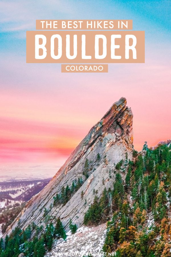 Looking for a perfect outdoor getaway from Denver? If you're looking for beautiful scenery and hiking trails, Boulder is the perfect Colorado weekend destination! On this post, I share the best hikes near Boulder, Colorado that you can't miss! #Colorado #Boulder