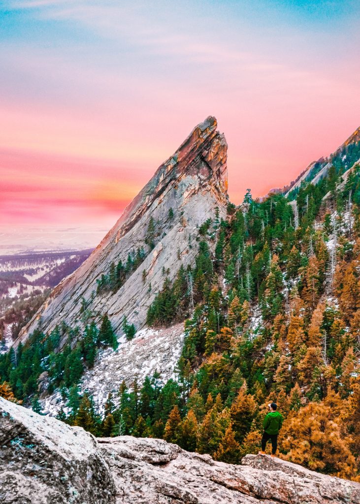 Boulder flatirons hike