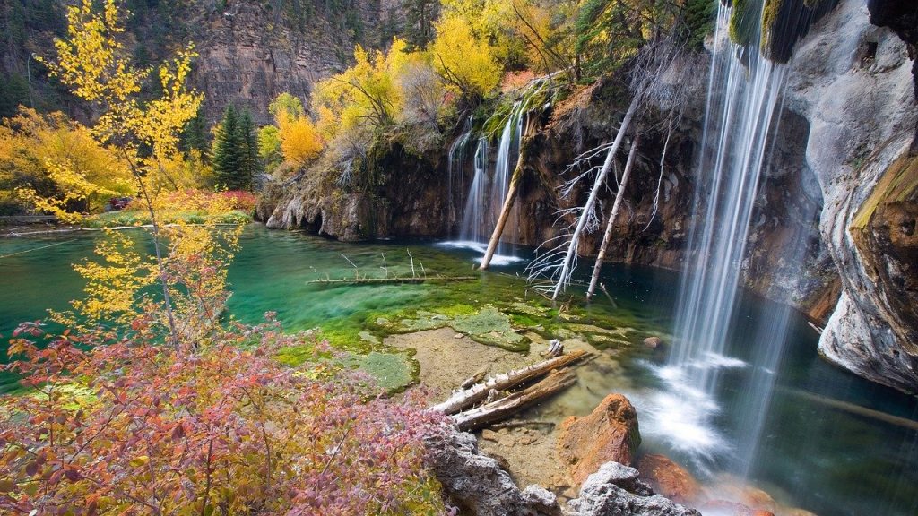 A view of Hanging Lake near Glenwood Springs.