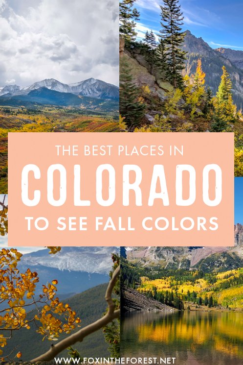 Wondering where to see fall colors in Colorado? Colorado is one of the best Autumn destinations in the USA, so on this post, I rounded up some of the most gorgeous destinations, roads, and national parks in Colorado for a Fall getaway! #Colorado #USA