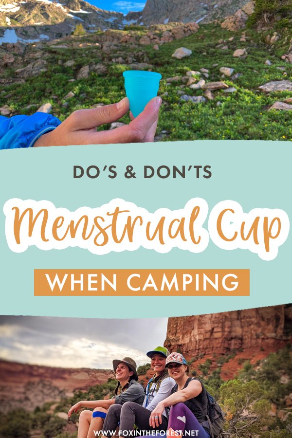 Going camping while on your period? The menstrual cup is one of the best travel items for women, and if you're wondering how to use a menstrual cup while camping, here is my list of tips, dos and donts, and advice! #Camping