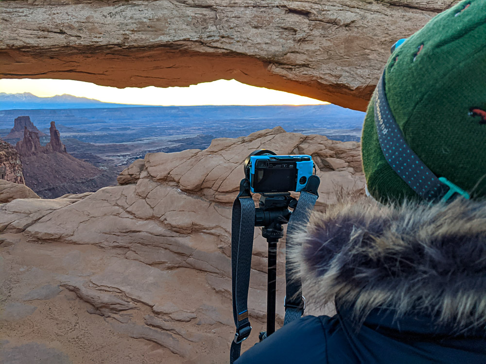 mesa arch without crowds