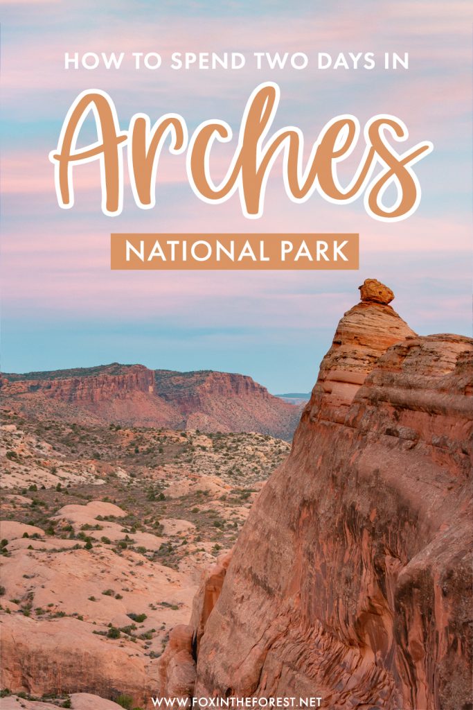 Wondering how to spend two days in Arches National Park? If you're headed on a Utah road trip or looking for a magical weekend getaway in Moab, here is the ultimate two day Arches National Park itinerary for those who love hiking, magical landscapes, and exploring without the crowds.