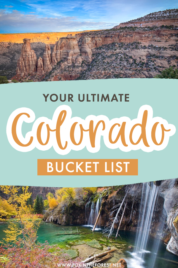 Wondering what to do in Colorado? If you're looking for the best places to visit in Colorado, here's the ultimate list of the most beautiful Colorado destinations for your travel bucket list!