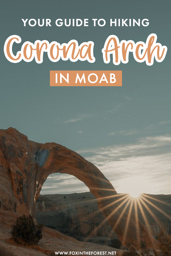Corona Arch is one of the best things to do in Moab. If you're looking for the best hikes in Utah, here's the ultimate guide to hiking Corona Arch in Moab!