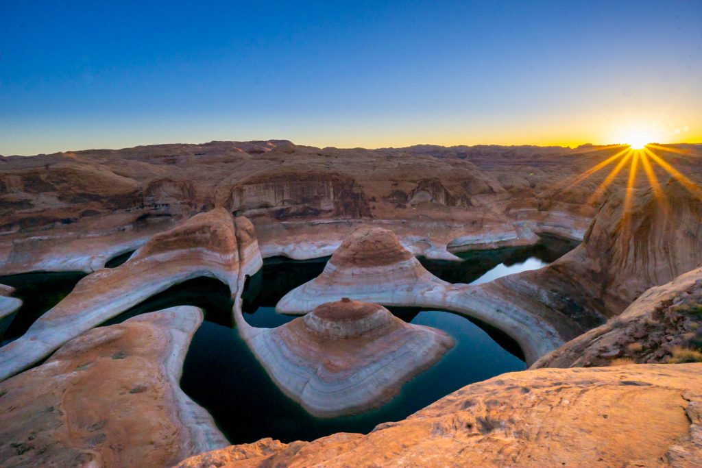 reflection canyon sunrise