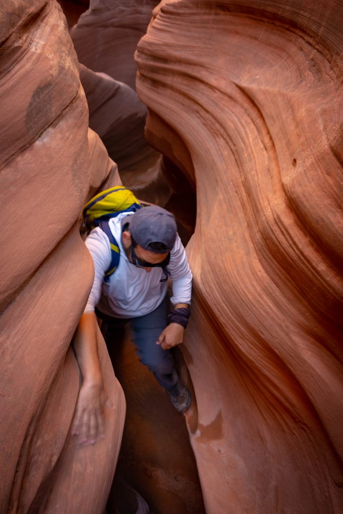 spooky slot canyon