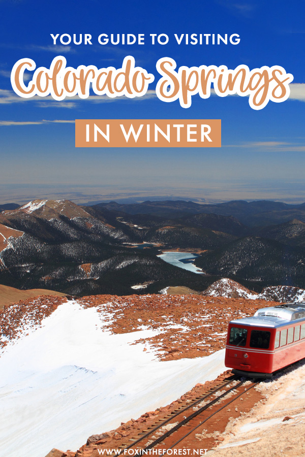 Planning to visit Colorado Springs in winter? If you're headed to this beautiful Colorado destination, here's your ultimate guide to Colorado Springs, including what to do, what to pack, things to know about visiting Colorado Springs in winter, and more!