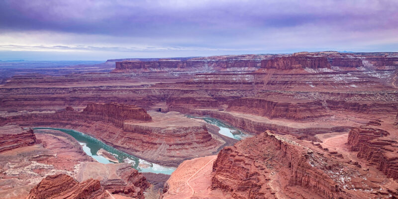dead horse point state park in winter