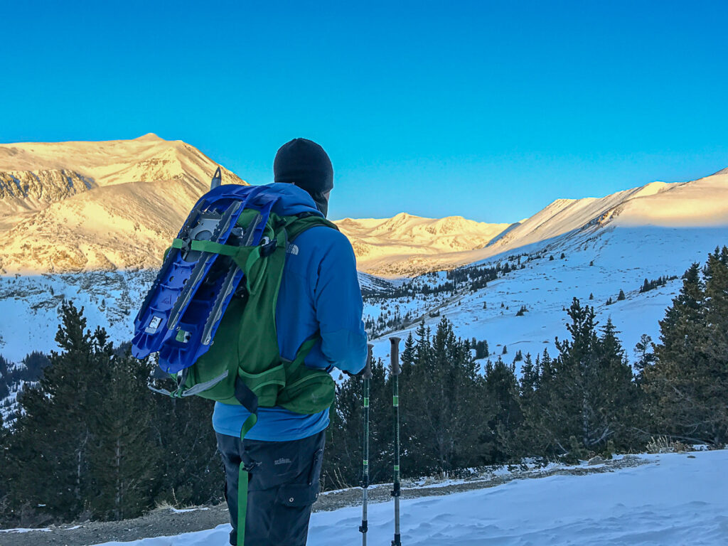 snoeshoeing trails near breckenridge