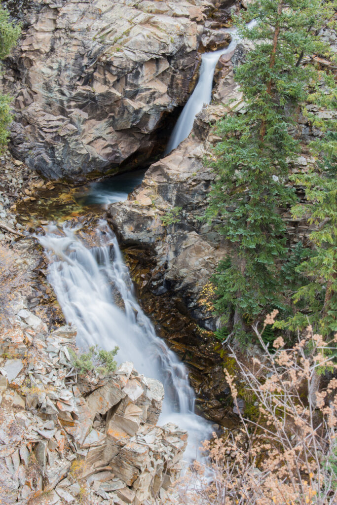 View of Judd Falls and the end of one of the best hikes in Crested Butte.