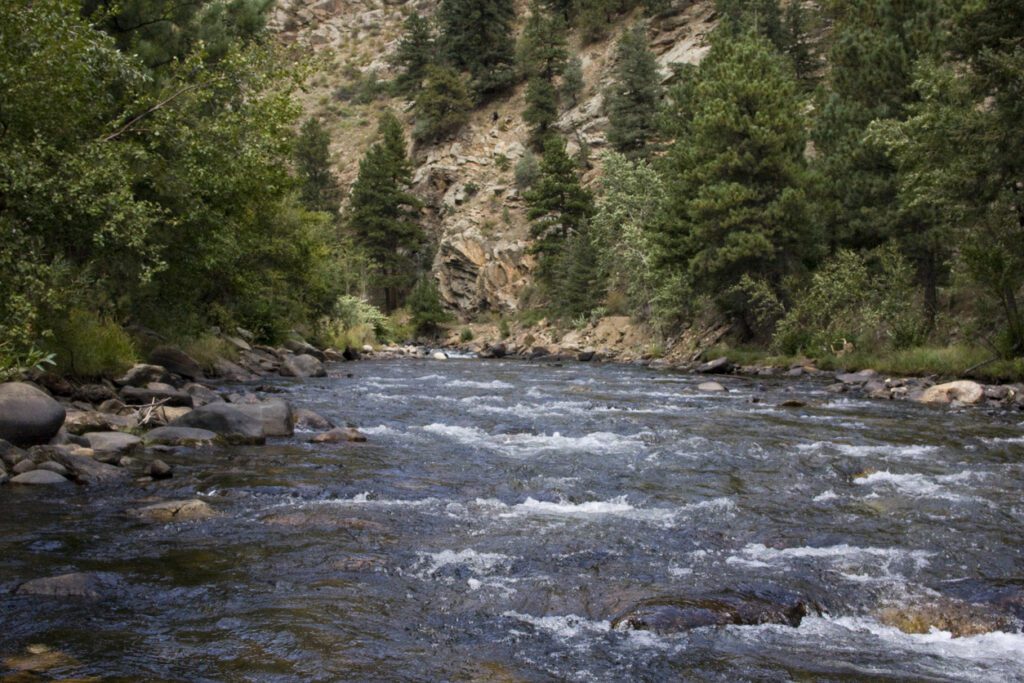 Clear Creek in Golden CO is a great place to go white water rafting. 