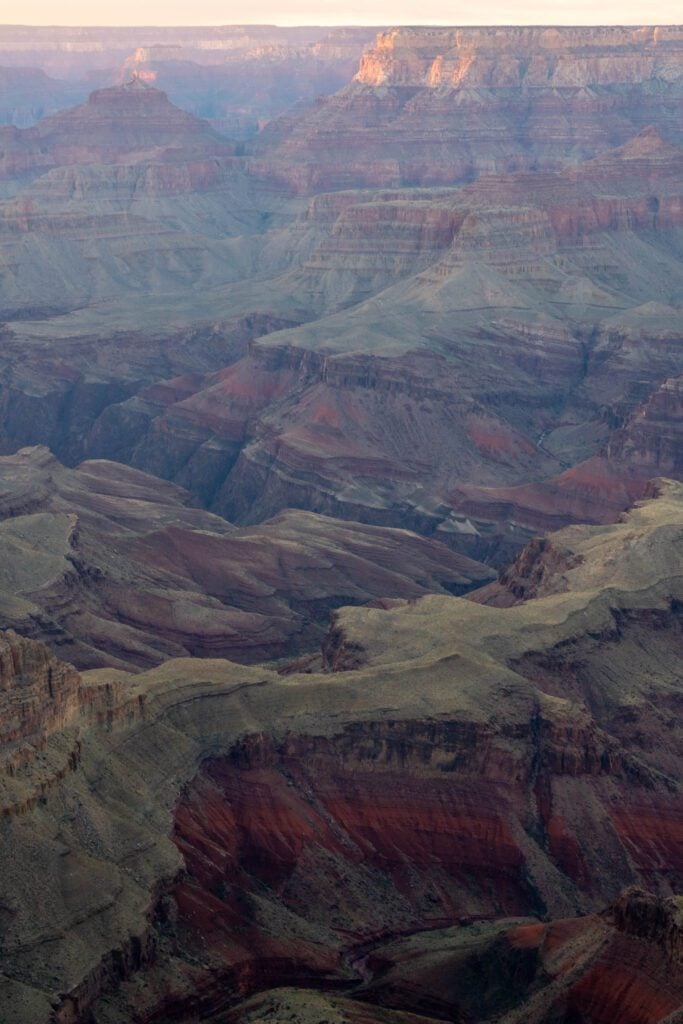 Grand canyon at sunrise