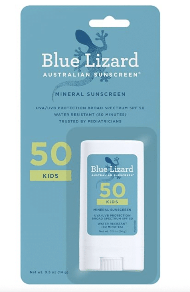 sunscreen stick in packaging